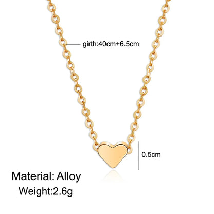 Korean-Style Acrylic Butterfly Necklace – Elegant Gold-Tone Pendant for Women